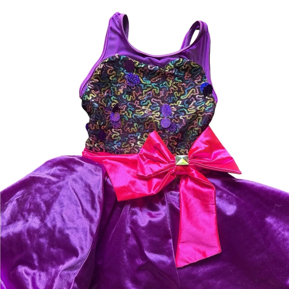 Weissman Pink and Purple Kids Dance Costume